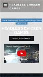 Mobile Screenshot of headlesschickengames.com